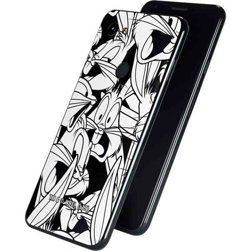 Looney Tunes Bugs Bunny Super Sized Pattern Google Pixel 3a XL Skin